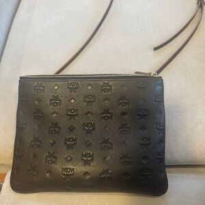 MCM- Leather Cross Body Bag Visetos